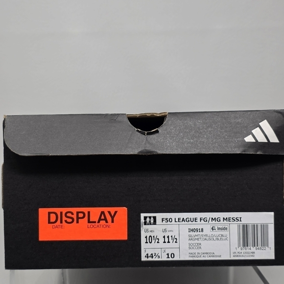 Adidas F50 League Messi Firm Ground Soccer Cleats Grey IG0918 Mens Size 10.5 New main image 6